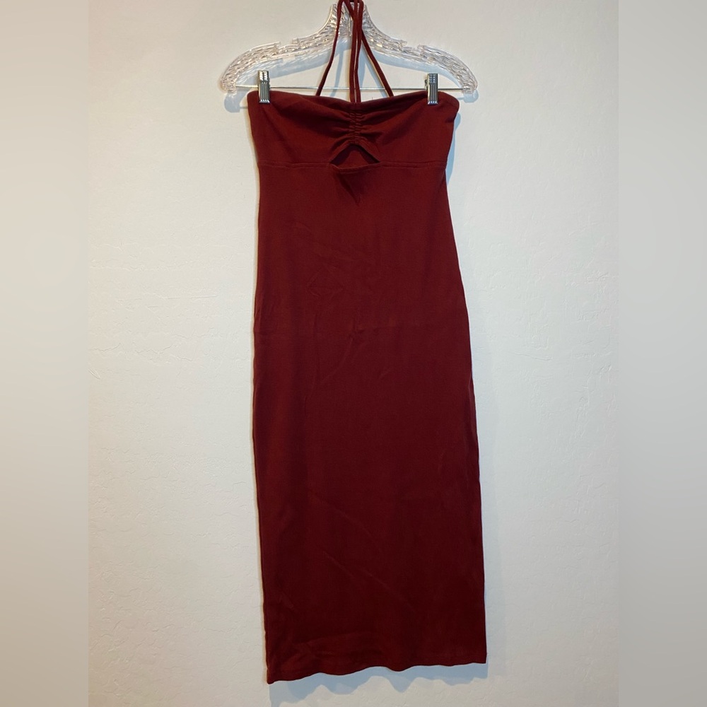 Open Edit Ribbed Dress - Picture 1 of 6